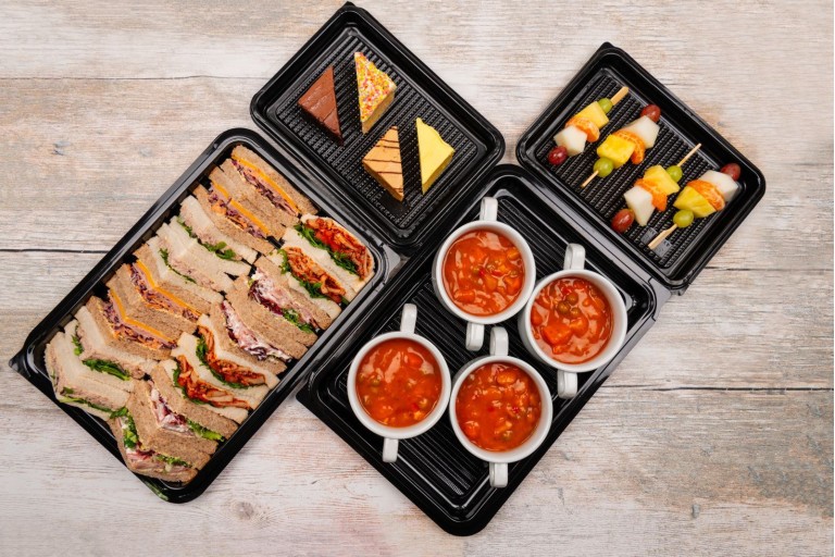 Soup, Sandwich and Dessert Menu