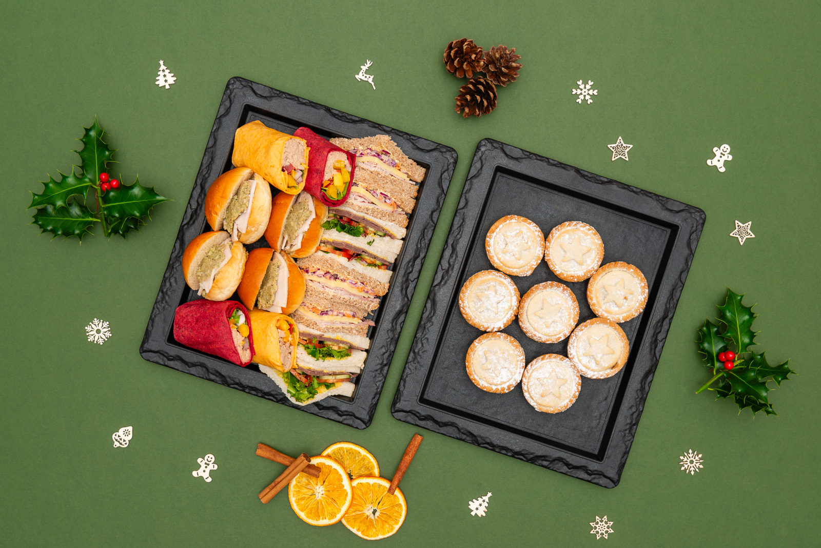 Festive Sandwich & Dessert Menu