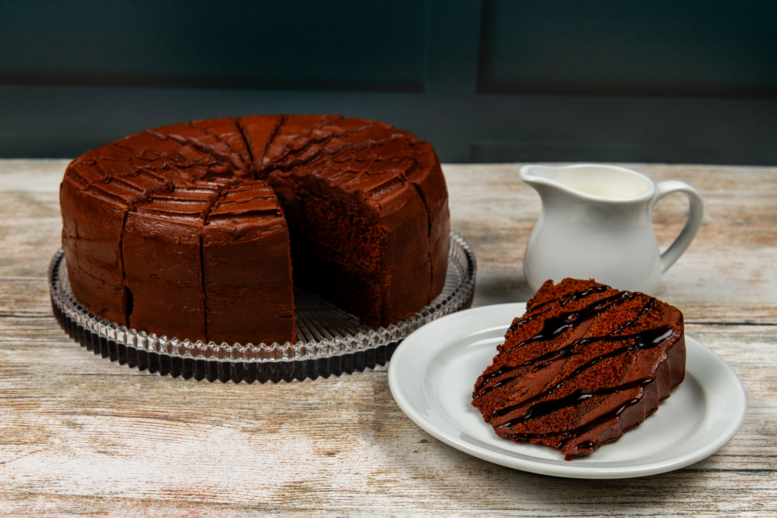 Sliced Cake Platter